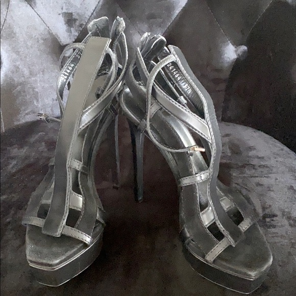 Gucci Black Leather and Suede Daryl Platform - Picture 2 of 9